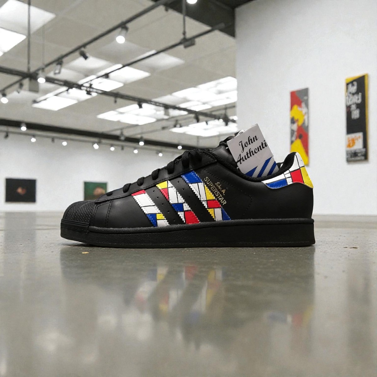 Custom Adidas "Mondrian" John Authentics
